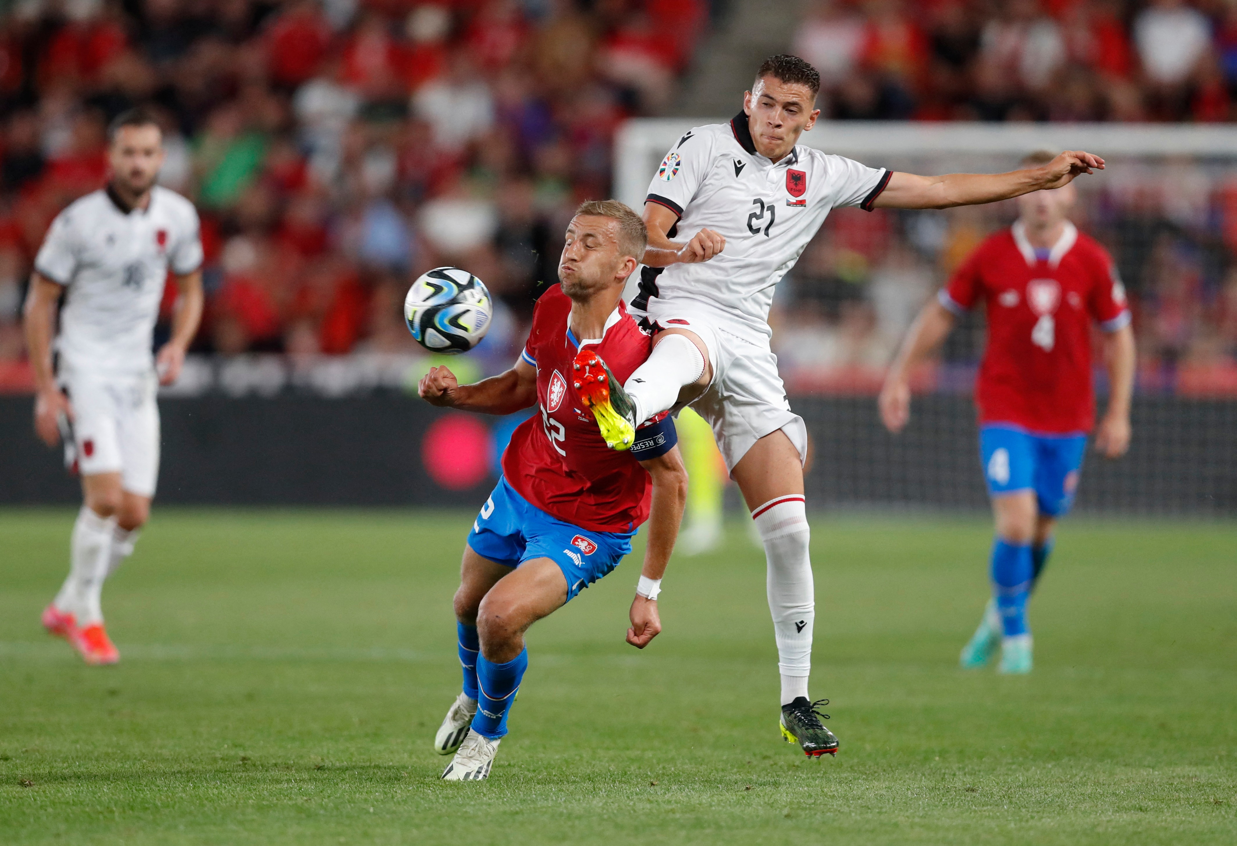 Albania draw 1-1 against group leaders Czech Republic in Euro qualifier | Reuters